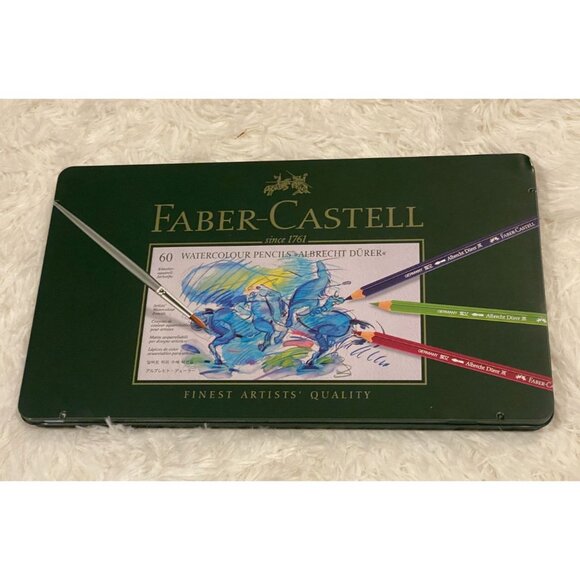 Faber Castell Albrecht Durer Watercolour Pencils 60 Tin - Picture 1 of 10
